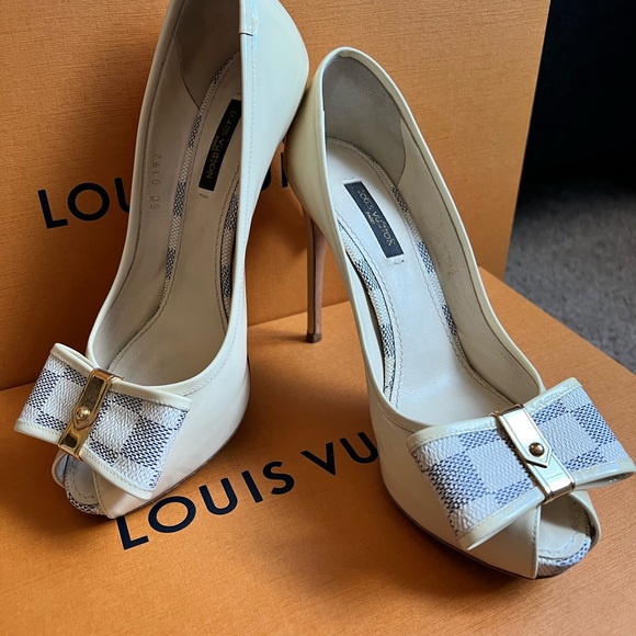 Pre loved Daniel Azur Valentine Open Toe Pump 9CM size 37 (7) - Picture 2 of 13